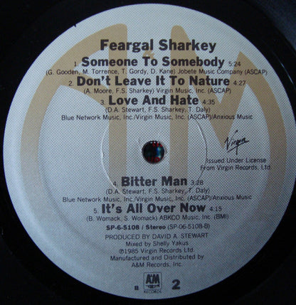 Feargal Sharkey : Feargal Sharkey (LP, Album, B -)