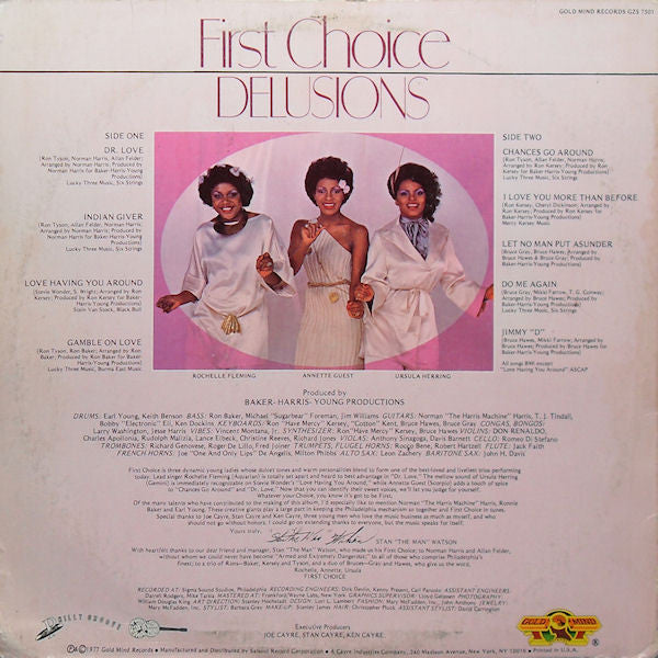 First Choice : Delusions (LP, Album, Promo)