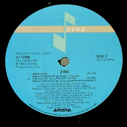 Zinc (2) : Street Level (12", Promo)