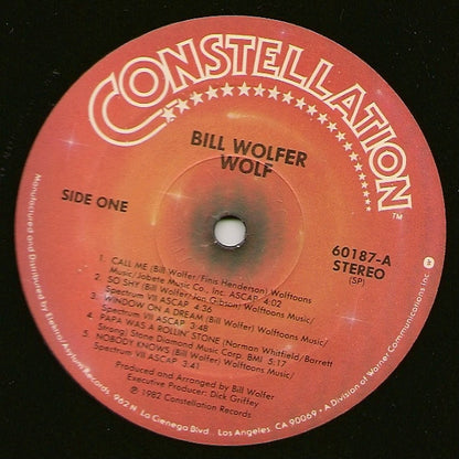 Bill Wolfer : Wolf (LP, Album)