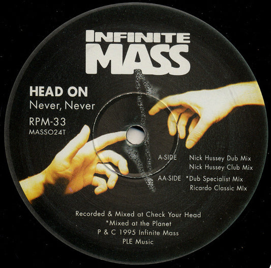 Head On : Never, Never (12")