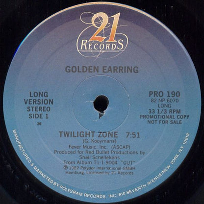 Golden Earring : Twilight Zone (12", Promo)