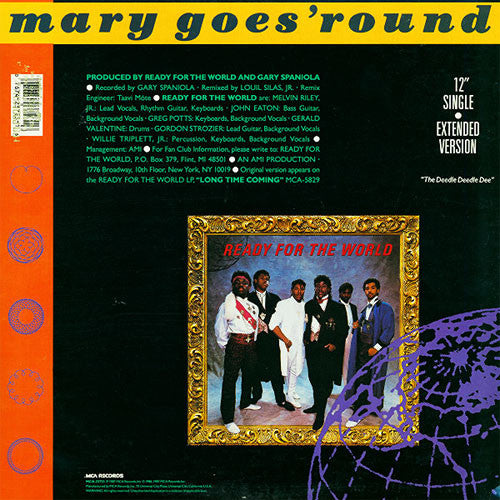 Ready For The World : Mary Goes 'Round (Extended Version) (12", Single)