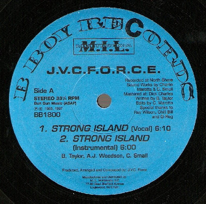 J.V.C. F.O.R.C.E. : Strong Island (12", RE)