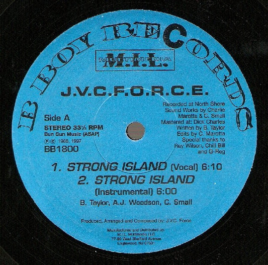 J.V.C. F.O.R.C.E. : Strong Island (12", RE)