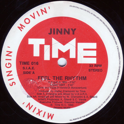 Jinny : Feel The Rhythm (12")