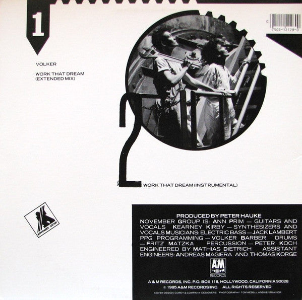 November Group : Work That Dream (12")