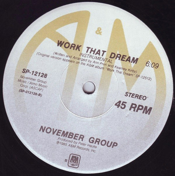 November Group : Work That Dream (12")