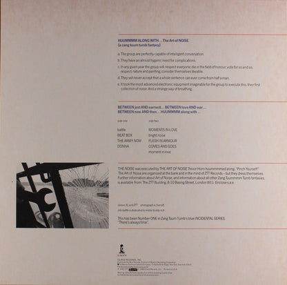 The Art Of Noise : Into Battle With The Art Of Noise (12", EP, Promo)