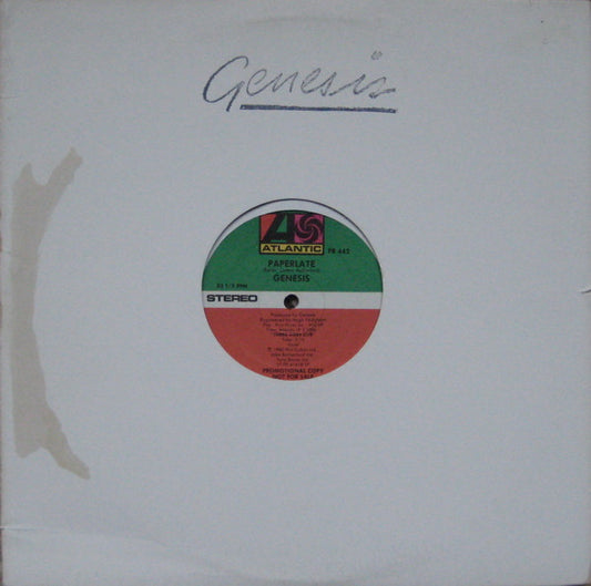 Genesis : Paperlate (12", Single, Promo)