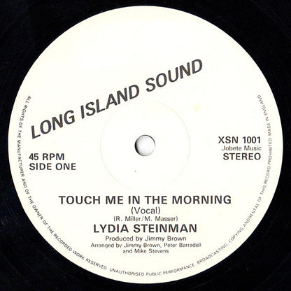 Lydia Steinman : Touch Me In The Morning (12")