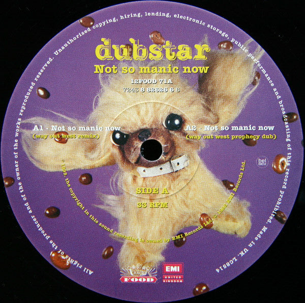 Dubstar (2) : Not So Manic Now (12", Single)