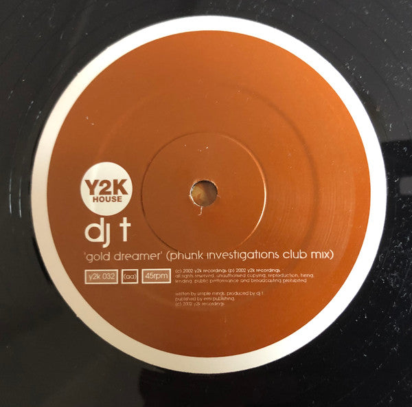 DJ T : Gold Dreamer (12")