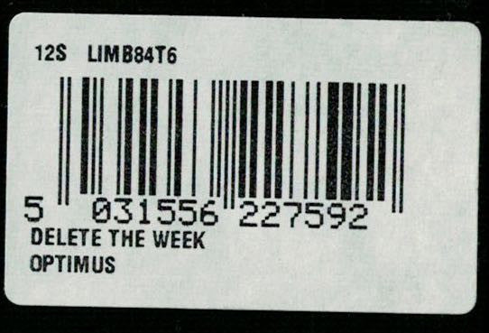 Optimus : Delete The Weak / Confessions (12")