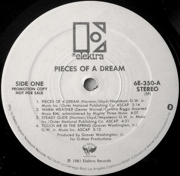 Pieces Of A Dream : Pieces Of A Dream (LP, Album, Promo)