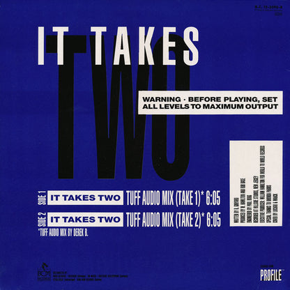 Rob Base & DJ E-Z Rock : It Takes Two (Derek B...Remix) (12", 1st)