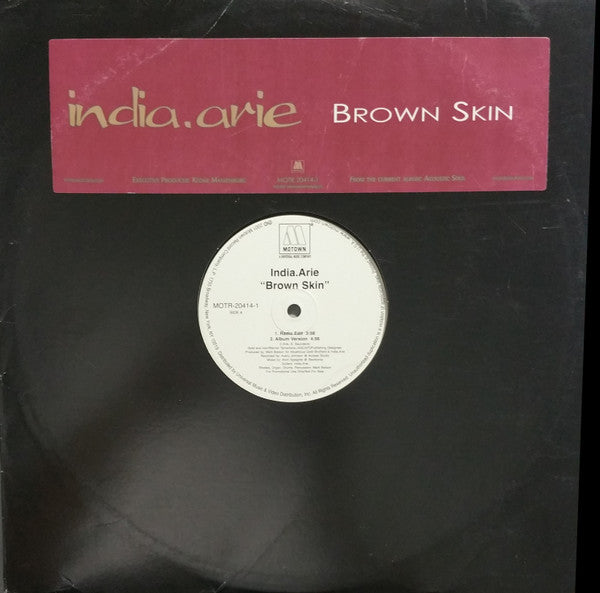 India.Arie : Brown Skin (12", Promo)