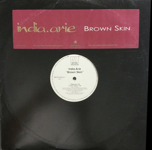 India.Arie : Brown Skin (12", Promo)
