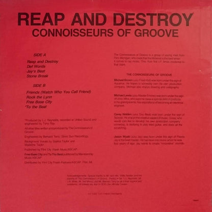 Connoisseurs Of Groove* : Reap And Destroy (LP, Album)