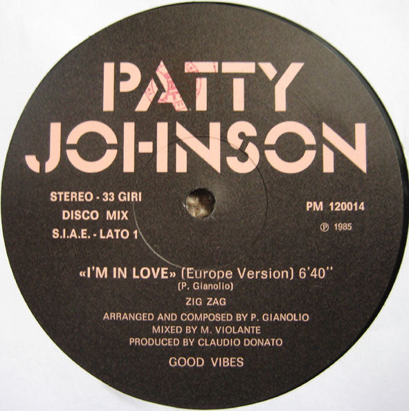 Patty Johnson : I'm In Love (12")