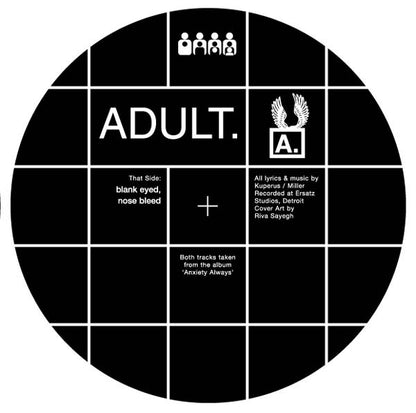 ADULT. : Shake Your Head / Blank Eyed, Nose Bleed (12")