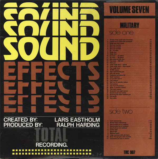No Artist : Sound Effects Volume 7 – Military (LP, Album)