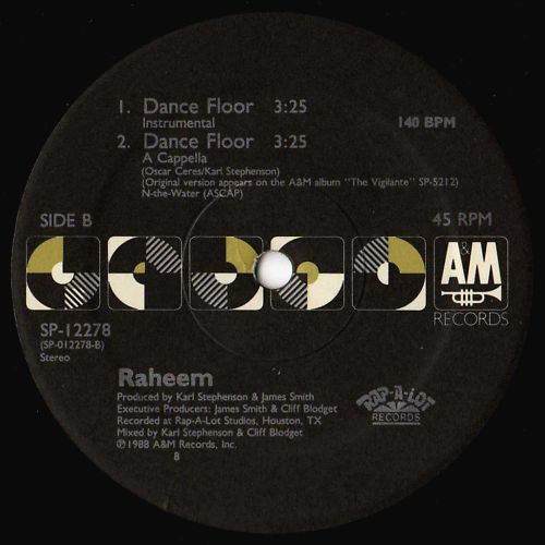 Raheem : Dance Floor (12")