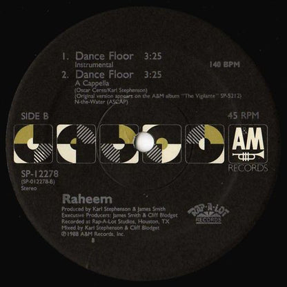 Raheem : Dance Floor (12")
