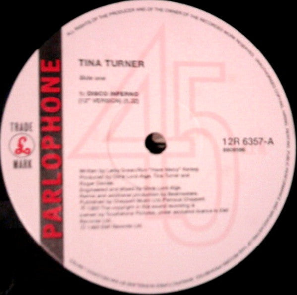 Tina* : Disco Inferno (12")