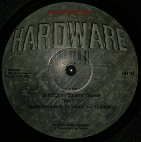 Genotype / Monochrome (6) & Subphonics : Square Waves / Capacity (12")
