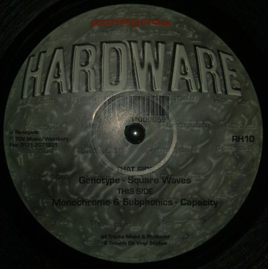 Genotype / Monochrome (6) & Subphonics : Square Waves / Capacity (12")