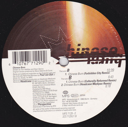 Curve : Chinese Burn (12", Single)