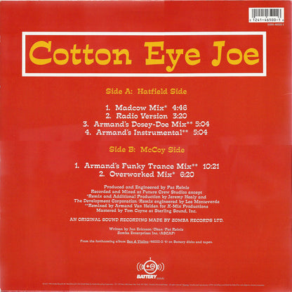 Rednex : Cotton Eye Joe (12", Single)