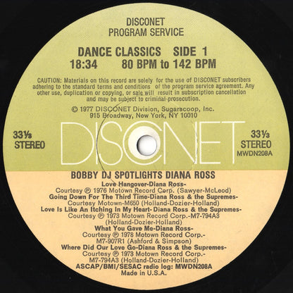 Various : Disconet Dance Classics: #1 (5x12", Comp, Ltd, P/Mixed + Box)