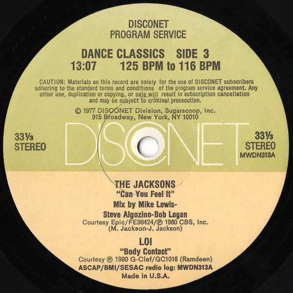 Various : Disconet Dance Classics: #1 (5x12", Comp, Ltd, P/Mixed + Box)