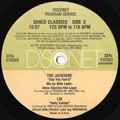 Various : Disconet Dance Classics: #1 (5x12", Comp, Ltd, P/Mixed + Box)