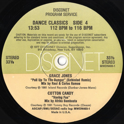 Various : Disconet Dance Classics: #1 (5x12", Comp, Ltd, P/Mixed + Box)