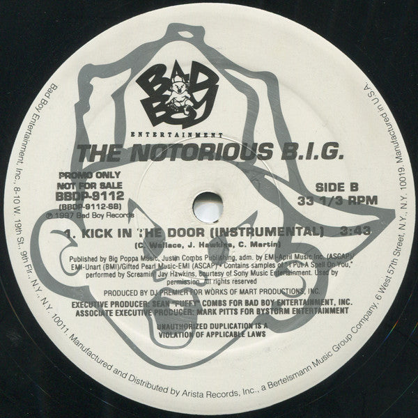 The Notorious B.I.G.* : Kick In The Door (12", Promo)