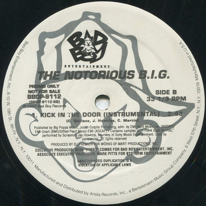 The Notorious B.I.G.* : Kick In The Door (12", Promo)