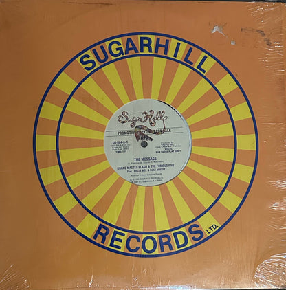 Grand Master Flash & The Furious Five* Feat.: Melle Mel & Duke Bootee : The Message (12", Promo)