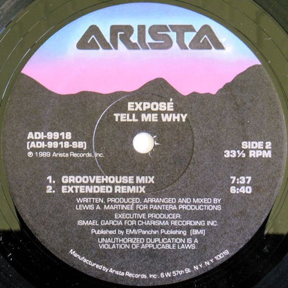 Exposé : Tell Me Why (12")