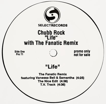 Chubb Rock : Life (12", Promo)