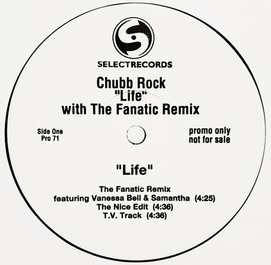 Chubb Rock : Life (12", Promo)