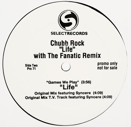 Chubb Rock : Life (12", Promo)