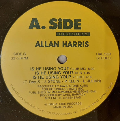 Allan Harris (5) : Is He Using You? (12")