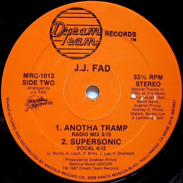 J.J. Fad : Anotha Ho (12")