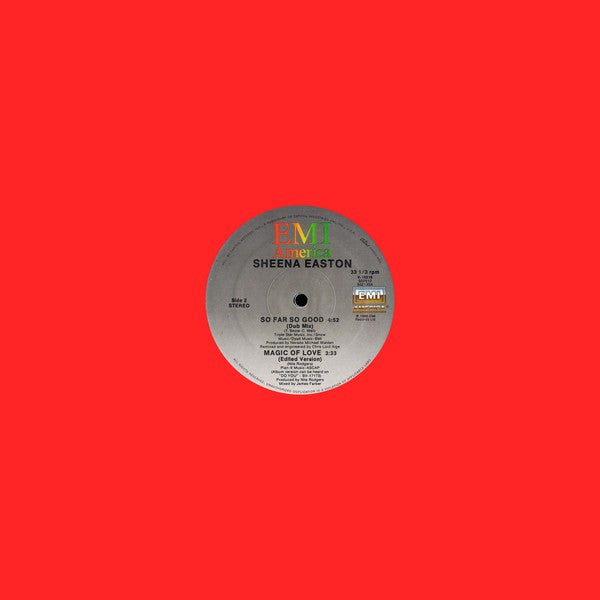 Sheena Easton : So Far So Good (12", Maxi)