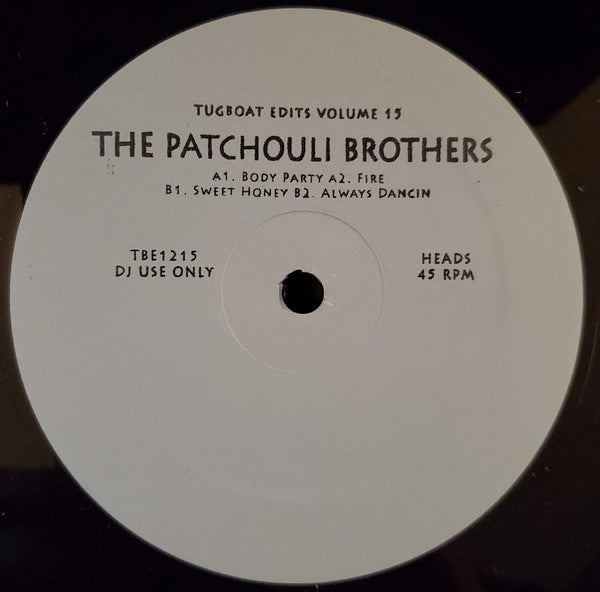 The Patchouli Brothers : Tugboat Edits Volume 15 (12", Ltd, Han)