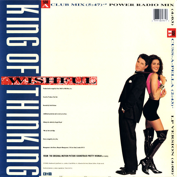 Go West : King Of Wishful Thinking (12")