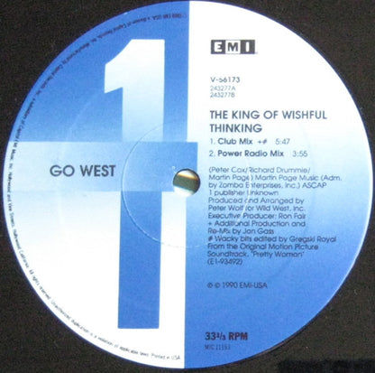 Go West : King Of Wishful Thinking (12")